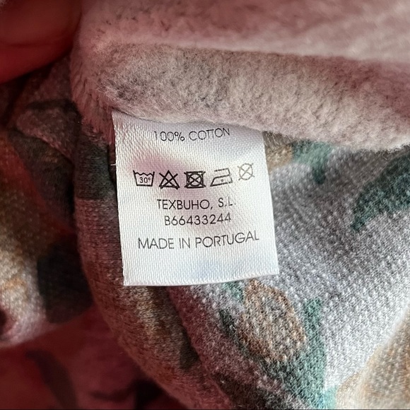 •Búho• Long Sleeved Floral Print Top - Girls Size 10 - Picture 8 of 9